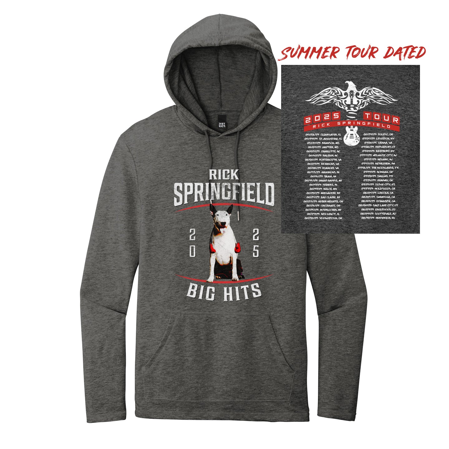 Rick Springfield “Big Hits” Hoodie – 2025