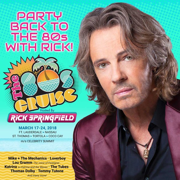 Party Back to The ’80s with Rick! Rick Springfield