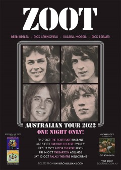 Zoot 2022 Australian Tour