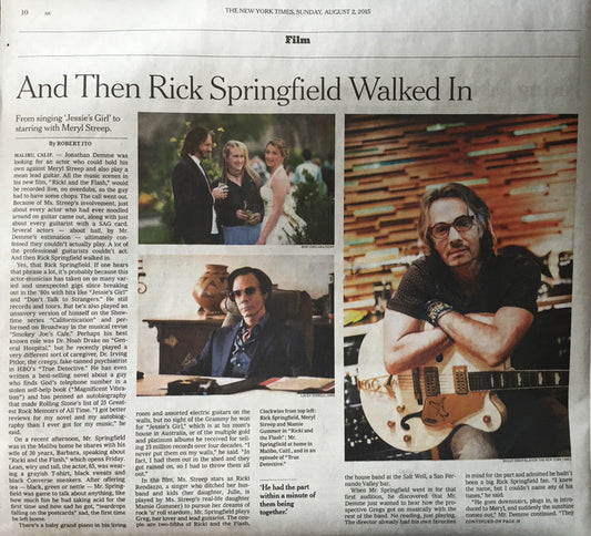 Rick in the New York Times