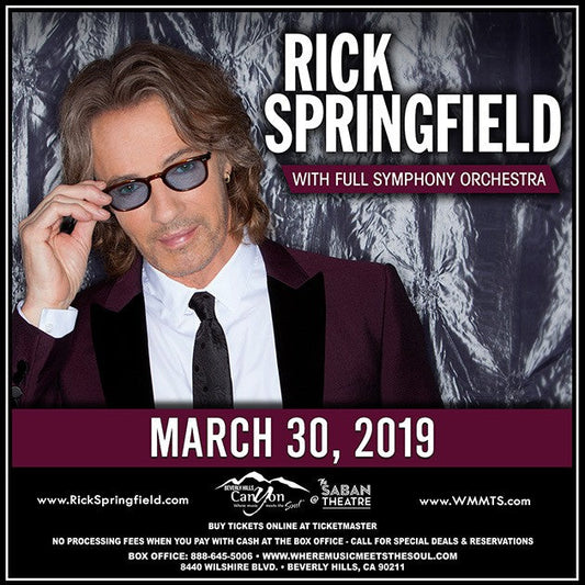 Rick Springfield with Symphony L.A!