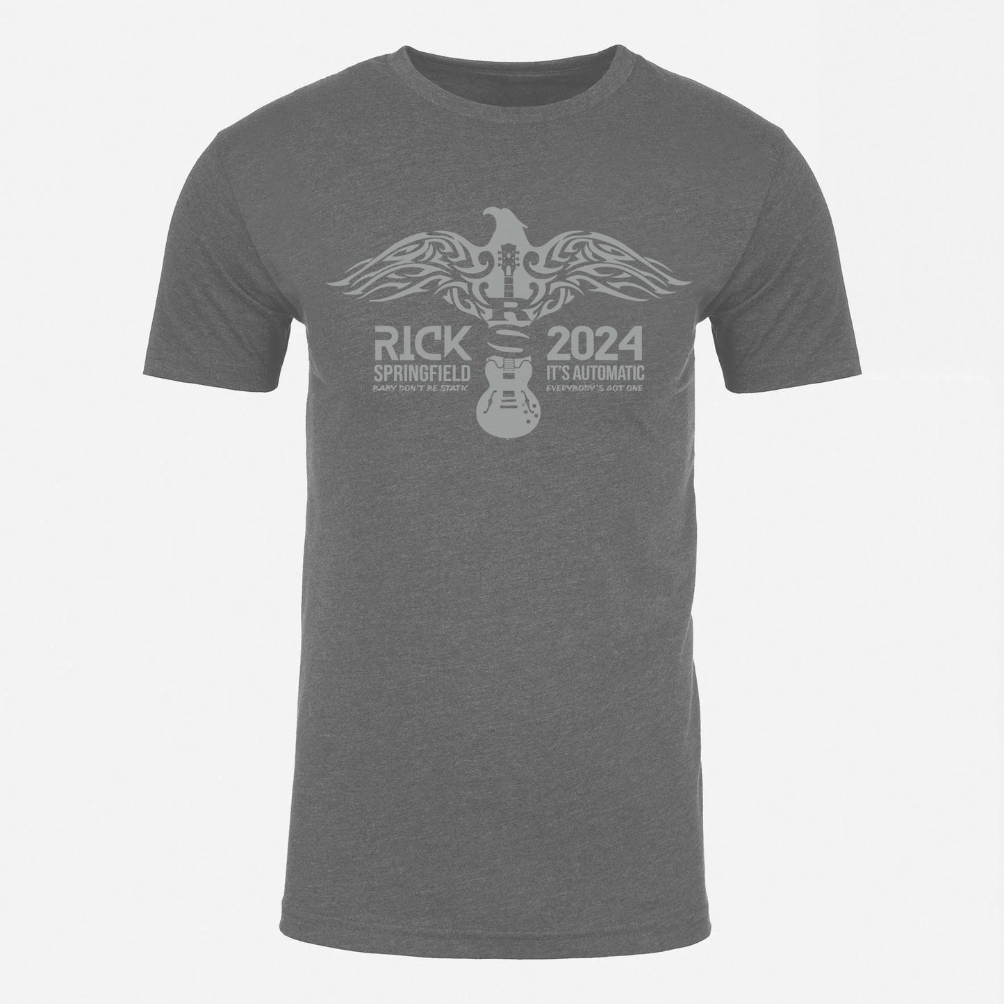 2024 Automatic Tour Soft Rick Springfield T-shirt (with Photo)