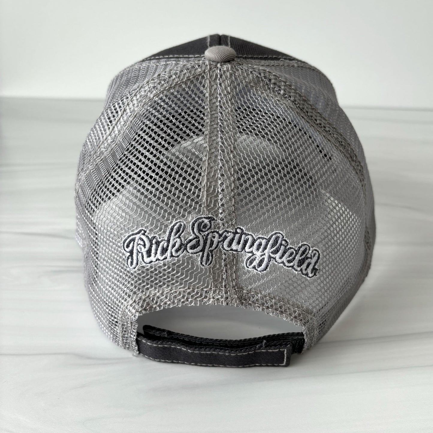 RS Logo Mesh Baseball Hat - Gray