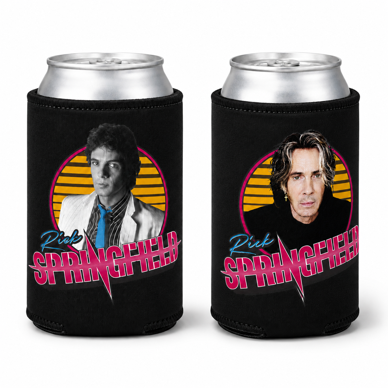 Can Koozie - Rick Springfield Then and Now