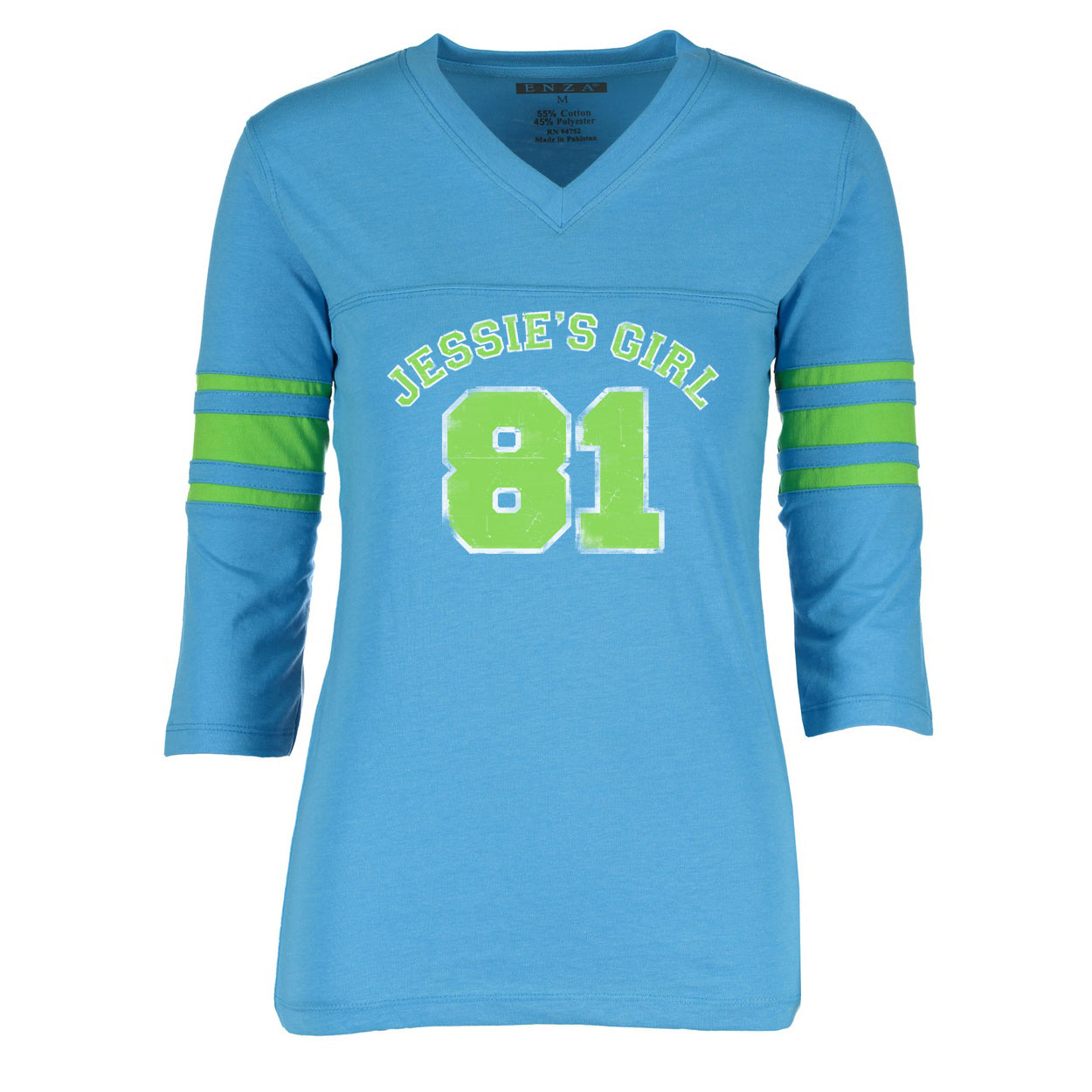 Jessie's Girl Jersey - Light Blue/Green